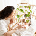 Mobile bébé en bois et feutrine – vue 2