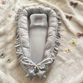 Nid de lit bébé en coton, coloris Gris