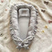 Nid de lit bébé en coton, coloris Gris