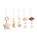 Arche d'Éveil en Bois Pliable pour Bébé, avec Pendentifs