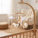 Mobile Bébé en Bois et Feutrine – 8 Styles, Support en Bois en Option