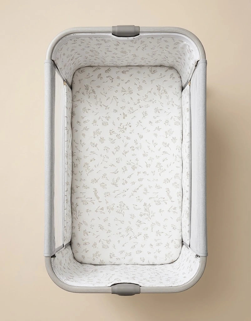 Berceau Cododo 3-en-1 Pliable avec Bascule — Aluminium