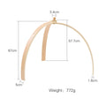 Arche d'Éveil en Bois Pliable pour Bébé, avec Pendentifs