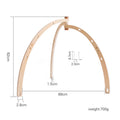 Arche d'Éveil en Bois Pliable pour Bébé, avec Pendentifs