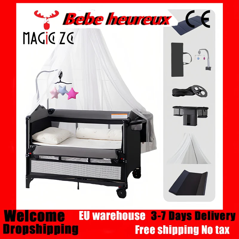 Lit Bébé Pliant Magic ZC X6602