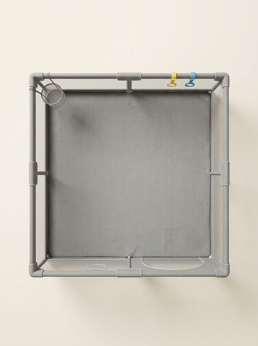Parc Bébé 150x150 cm — Structure Acier Maille Respirante