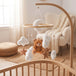 Mobile Bébé en Bois et Feutrine – 8 Styles, Support en Bois en Option