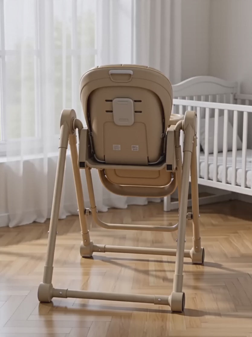 Chaise Haute et Balancelle Bébé 2-en-1