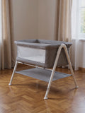 Berceau Bébé Acier Gris — 90x53 cm