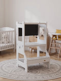 Tour d'Apprentissage 3-en-1 — Bureau et Tableau Noir MDF